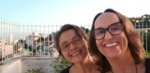 Bia e eu em Santa Teresa numa tarde de sabado