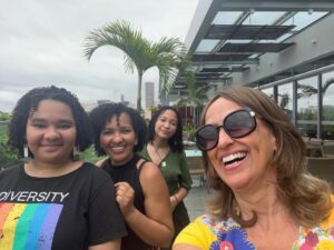 Passeio com a amiga Cristiane Martins e filhas pelo centro do Rio de Janeiro com destaque para Cais do Valongo, Museu do Amanhã e adjacências em 19 de dezembro (segunda-feira). Experiência importante!!!