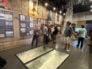 Museu Memorial Pretos Novos visitando com Profs. Lluis Mundet (Universidade de Girona) E Marcello Tomé (UFF)