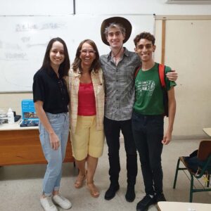 Na UNIRIO com os alunos na disciplina de Planejamento de Turismo Histórico Cultural