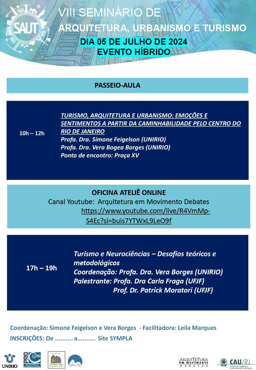 VIII Seminário de Arquitetura Urbanismo e Turismo 2024